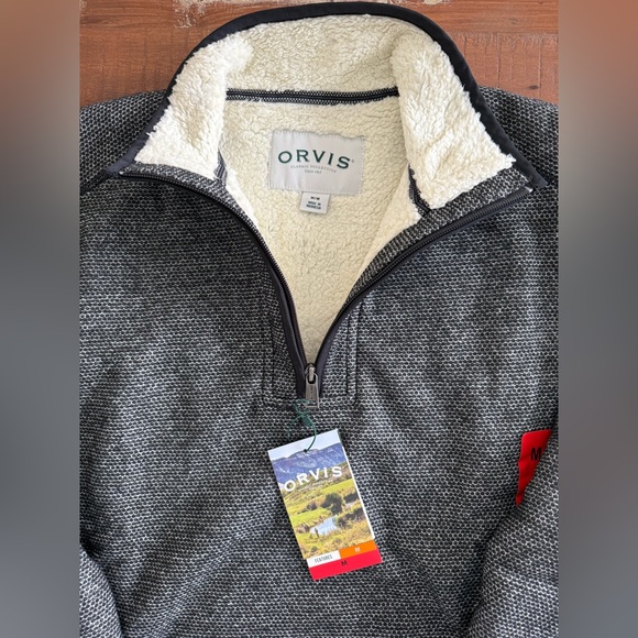 ORVIS 1/4 Zip Pullover !  Fully Lined! NWTS!  M - Picture 3 of 7